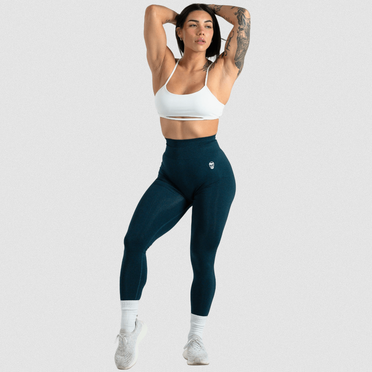 #Color_Electric Blue / Atlantis / Black Marl