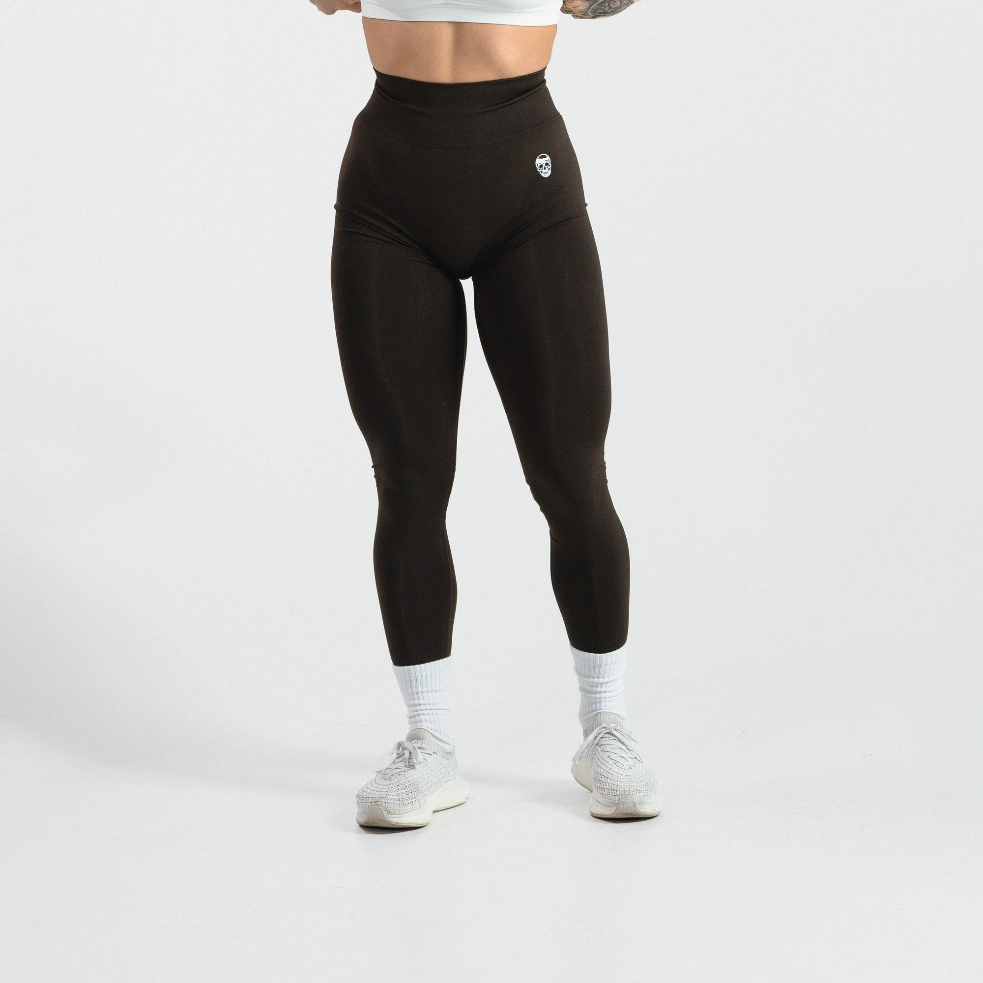 infinity leggings espresso main front shot