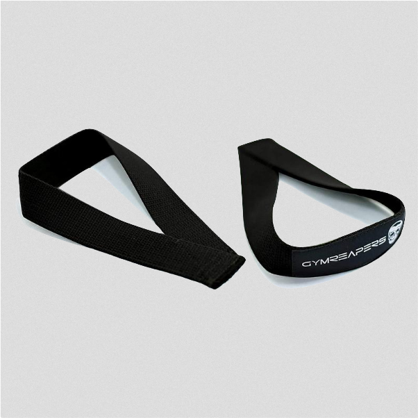 olympic lifting straps black main