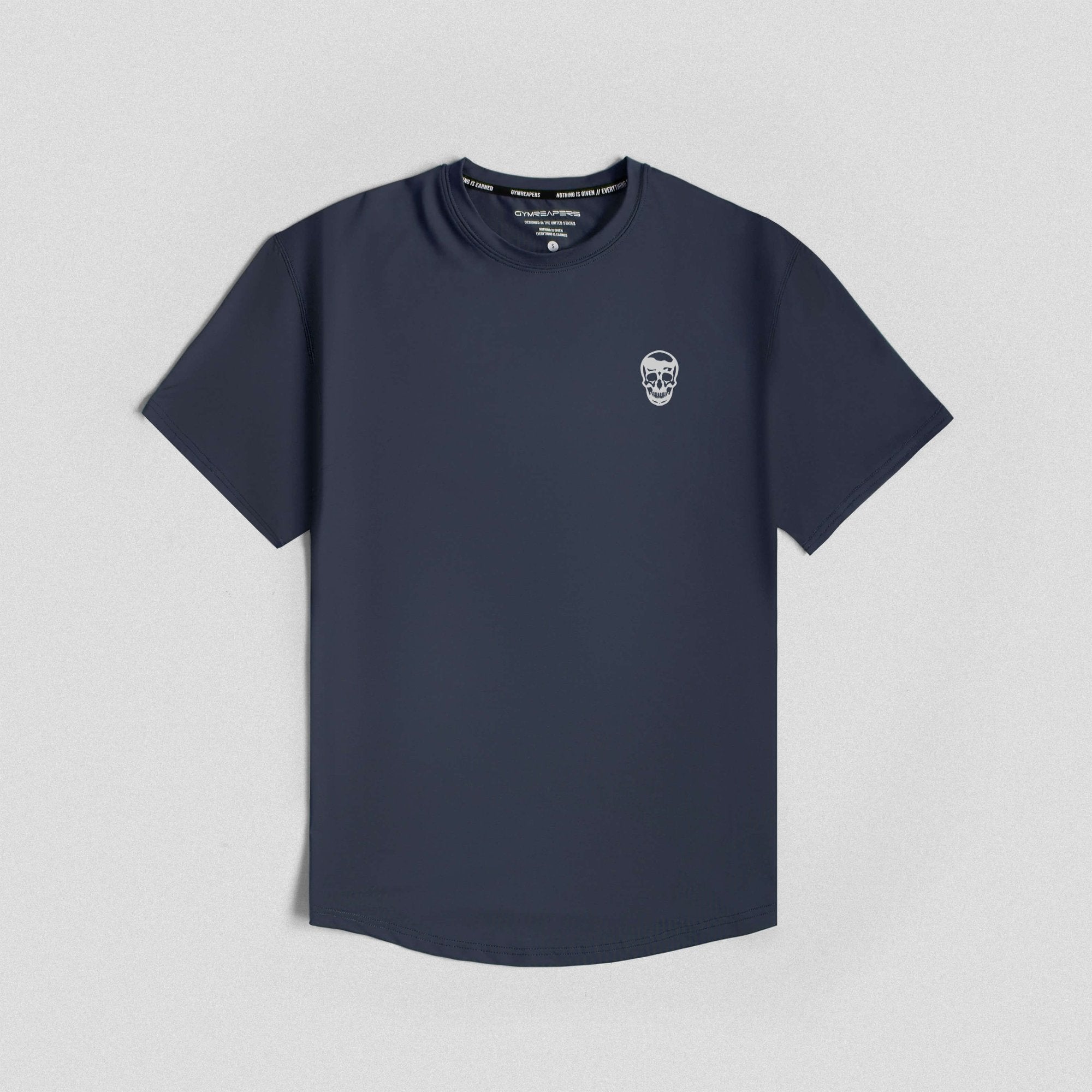 performance short sleeve shirt navy front