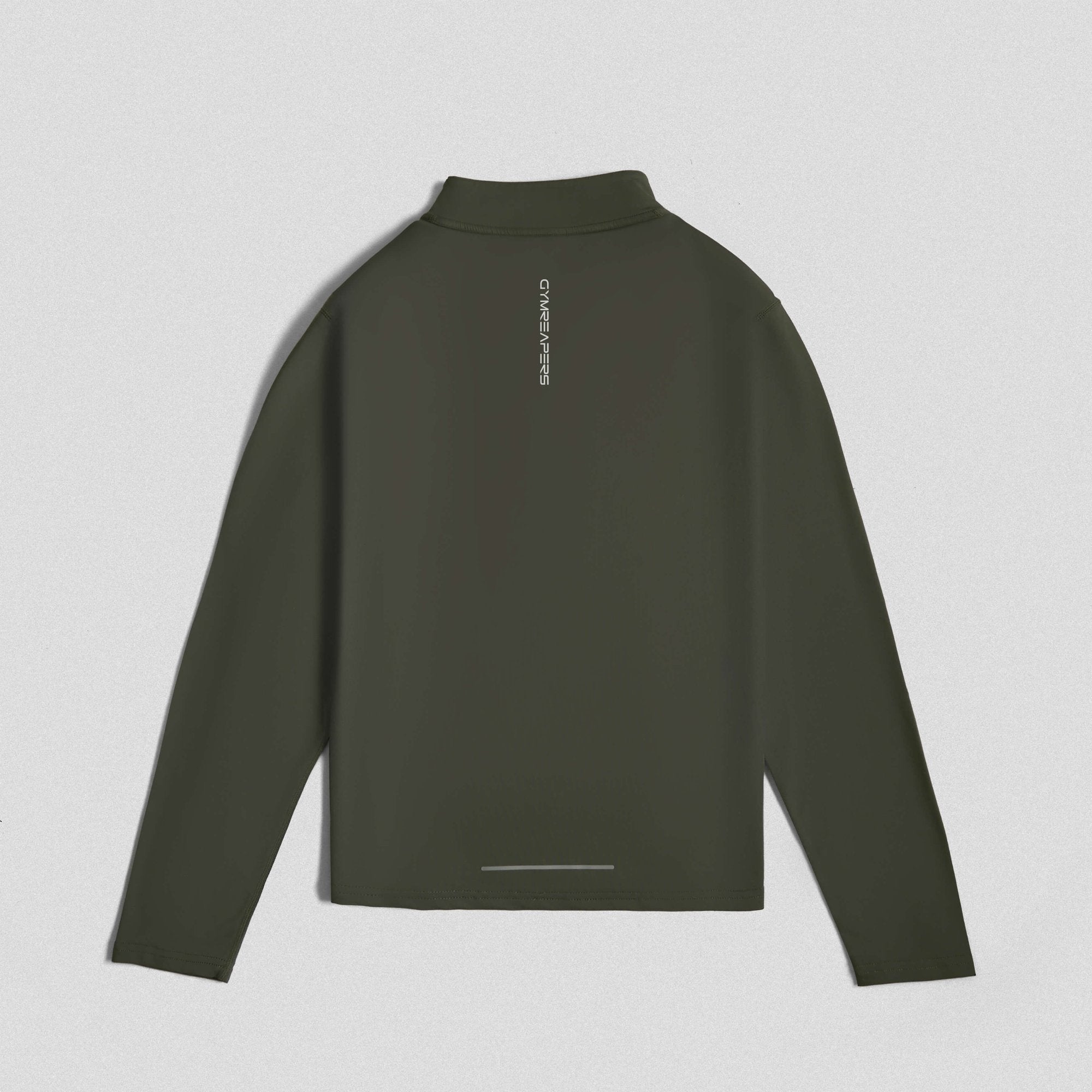 quarter zip od green back