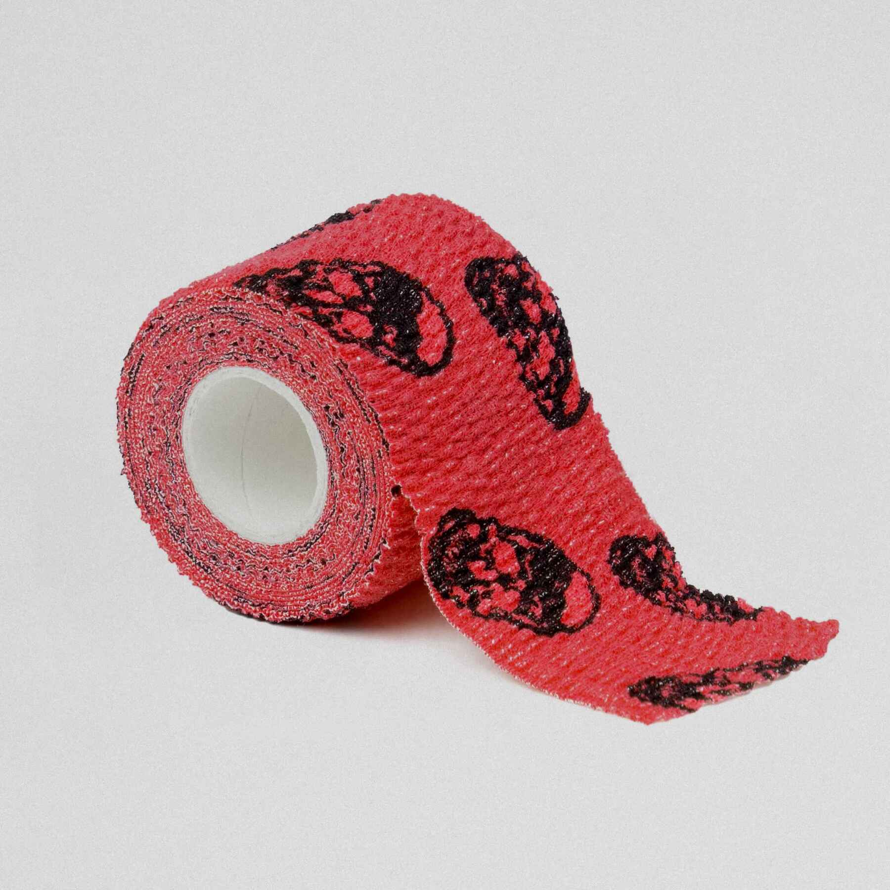 Gymreapers skull tape front slightly rolled.