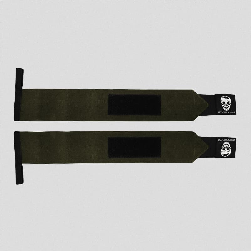 stiff wrist wraps od green flat