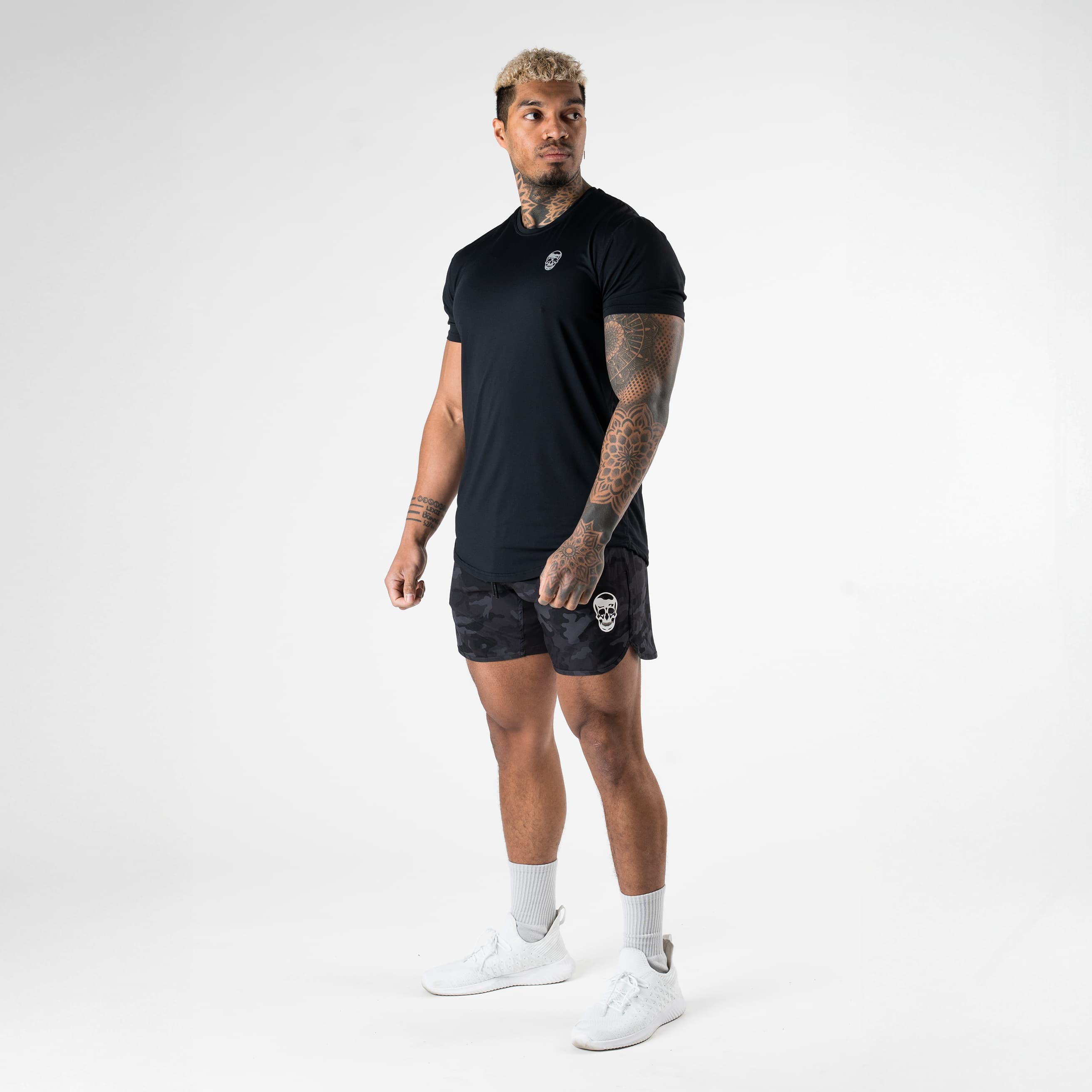 training shorts midnight camo full studio