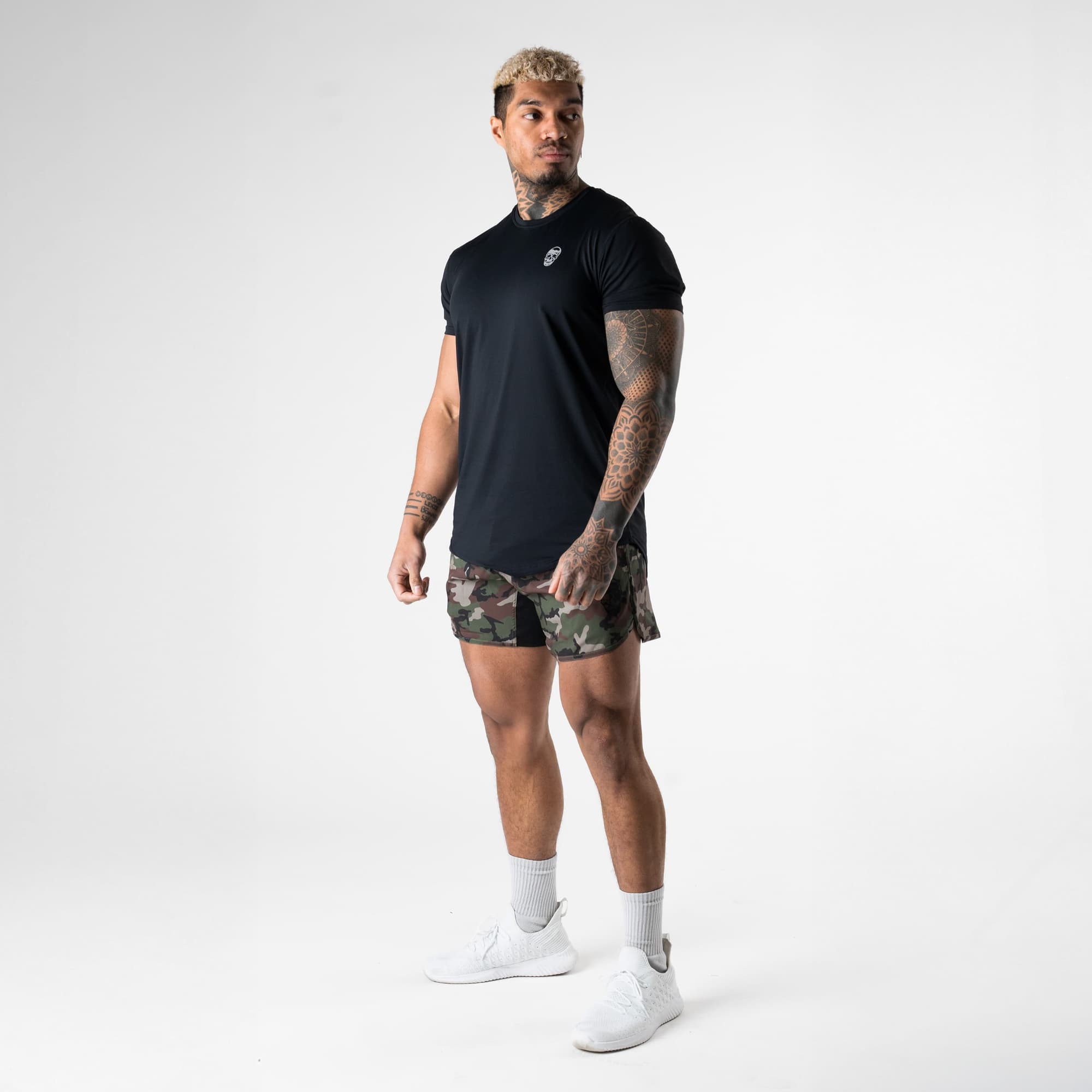 Trainingsshorts – Woodland Camo