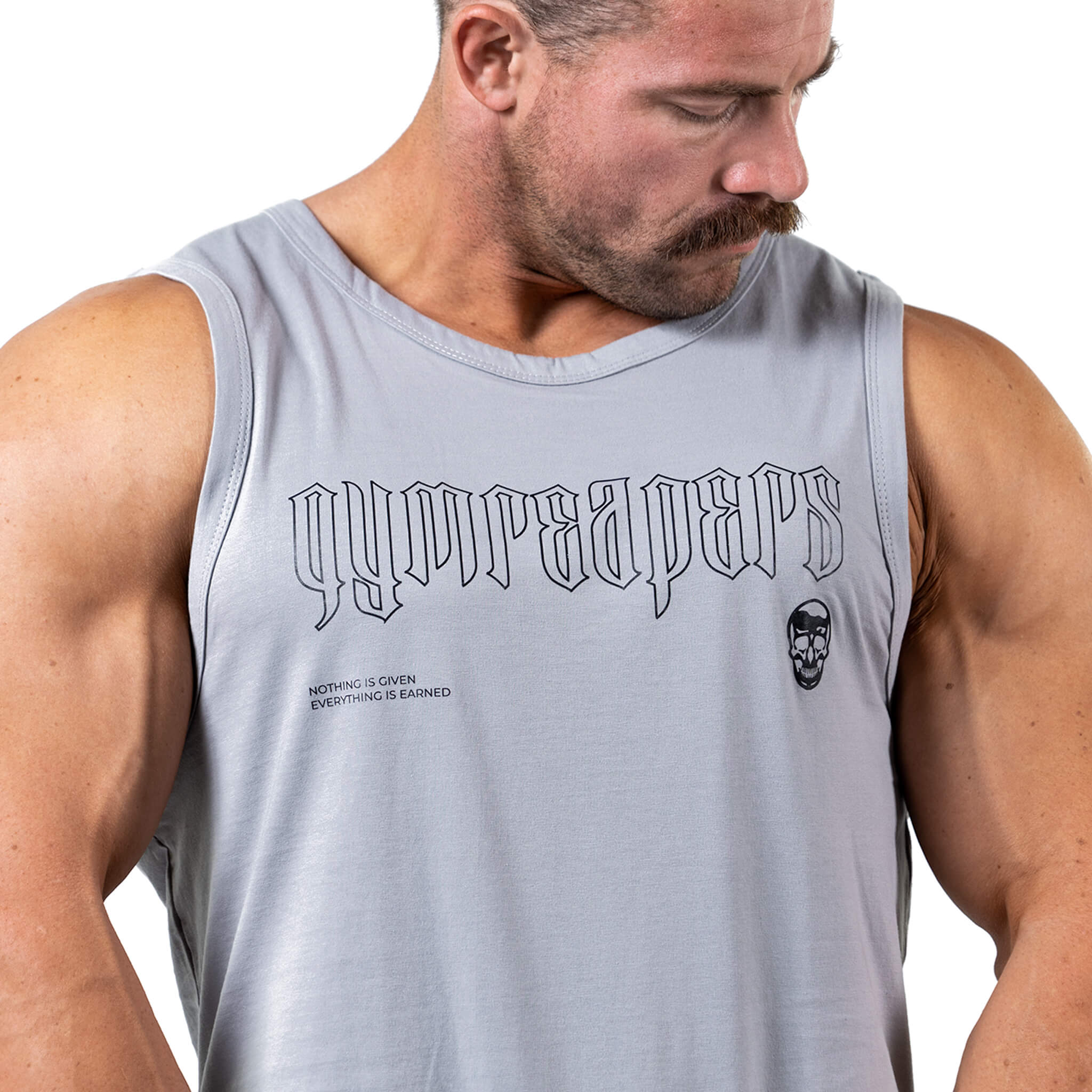 cutoff tank top slate