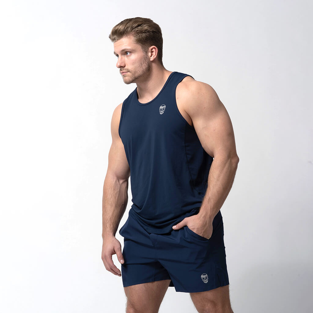 performance tank navy front