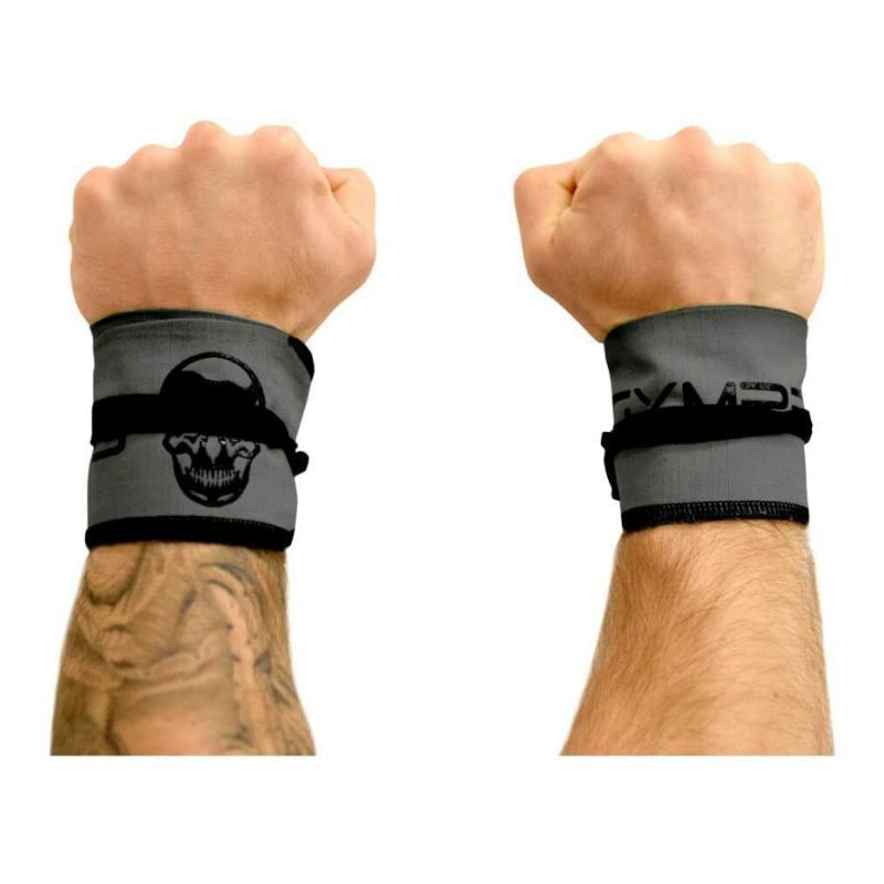 Strength Wrist Wraps - Verstellbare Unterstützung - Grau